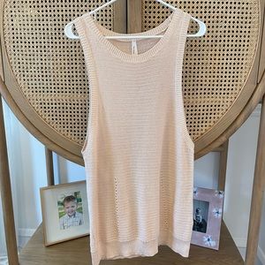 Aritzia Knit tank with large arm openings